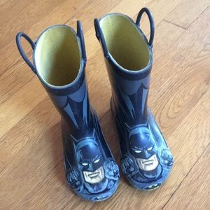 GUC Batman Rain Boots size 9